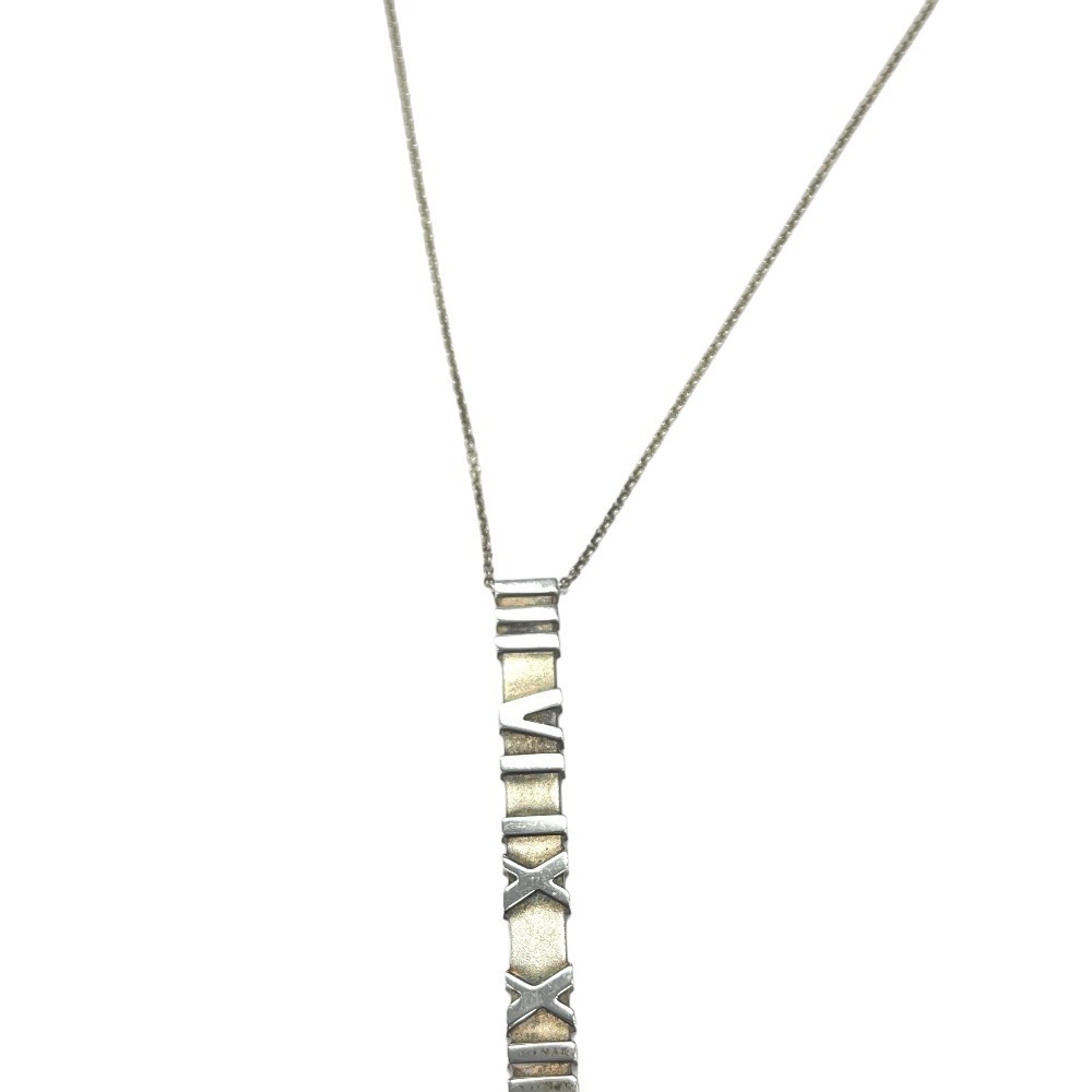 TIFFANY Co Atlas Plated Silver Choker Necklace Sterling Some